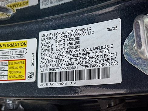 Certified 2024 Honda Accord LX image 30