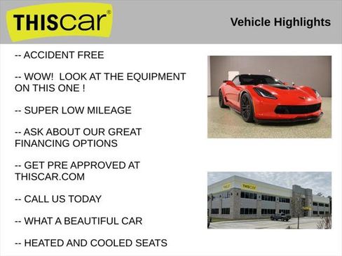 Used 2015 Chevrolet Corvette Z06 w/ 3LZ Preferred Equipment Group image 9