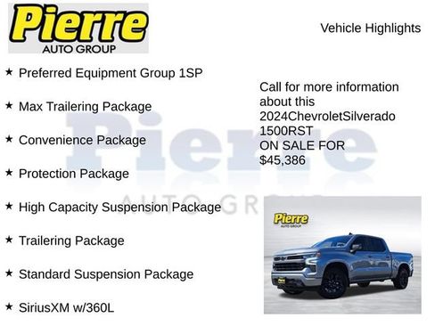 Used 2024 Chevrolet Silverado 1500 RST w/ Max Trailering Package AWD/4WD image 7