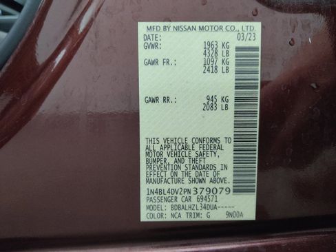 Used 2023 Nissan Altima 2.5 SV image 33