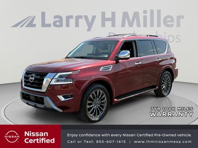 Certified 2024 Nissan Armada Platinum w/ Captain's Chairs Package