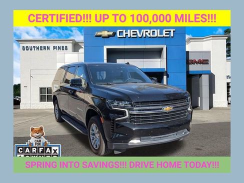 Used 2023 Chevrolet Suburban LT w/ Luxury Package RWD image 1