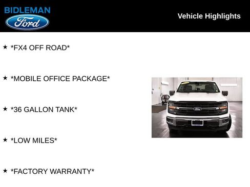 Used 2024 Ford F150 XLT w/ FX4 Off-Road Package AWD/4WD image 10