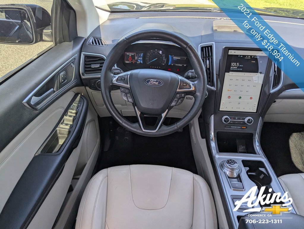 Used 2021 Ford Edge Titanium w/ Cargo Accessory Package FWD image 16