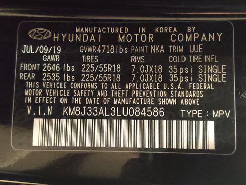 Used 2020 Hyundai Tucson Ultimate w/ Cargo Package FWD image 33