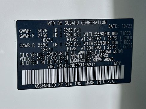 Used 2023 Subaru Outback Limited XT image 12