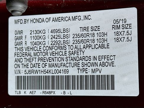 Used 2019 Honda CR-V EX image 12