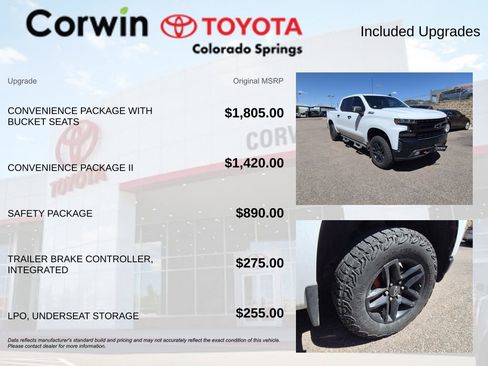 Used 2019 Chevrolet Silverado 1500 LT Trail Boss AWD/4WD image 8