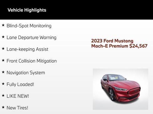 Used 2023 Ford Mustang Mach-E Premium RWD image 8