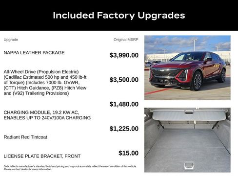 Used 2024 Cadillac Lyriq Sport w/ Nappa Leather Package image 26