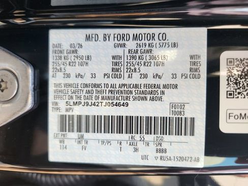 New 2026 Lincoln Nautilus Black Label w/ Jet Appearance Package AWD/4WD image 24