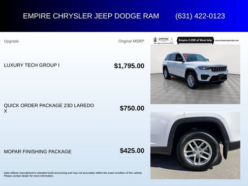 Used 2025 Jeep Grand Cherokee Laredo X w/ Luxury Tech Group I AWD/4WD image 6