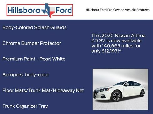 Used 2020 Nissan Altima 2.5 SV FWD image 3