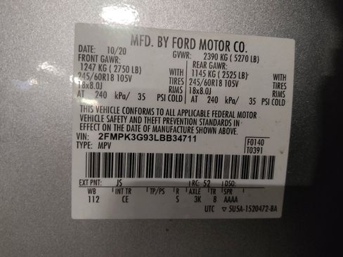 Used 2020 Ford Edge SE FWD image 33