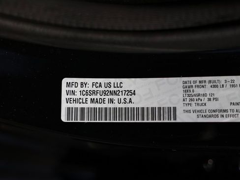 Used 2022 RAM 1500 TRX w/ TRX Level 2 Equipment Group AWD/4WD image 44