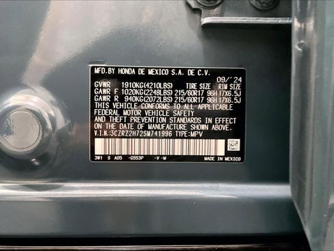 Used 2025 Honda HR-V EX-L image 33