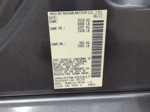 Used 2022 Nissan Altima 2.0 SR image 34