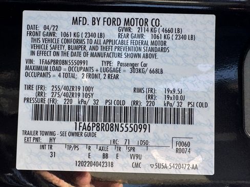 Used 2022 Ford Mustang Mach 1 image 39