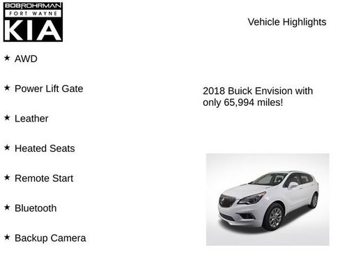 Used 2018 Buick Envision Essence AWD/4WD image 7