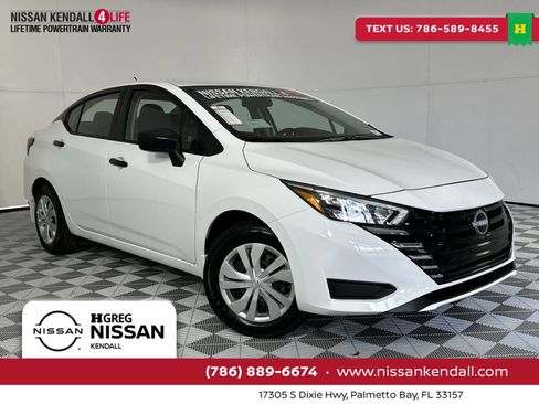 Certified 2025 Nissan Versa S w/ Trunk Package FWD image 1