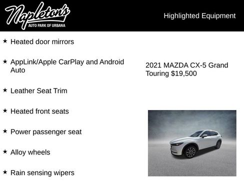 Used 2021 MAZDA CX-5 Grand Touring AWD/4WD image 5