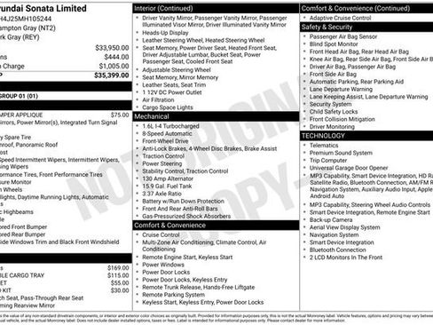 Used 2021 Hyundai Sonata Limited FWD image 15