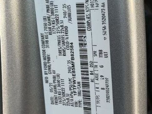 Certified 2021 Ford F150 Limited image 35