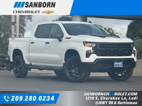 Certified 2026 Chevrolet Silverado 1500 Custom Trail Boss w/ Turbomax Blackout Package image 1