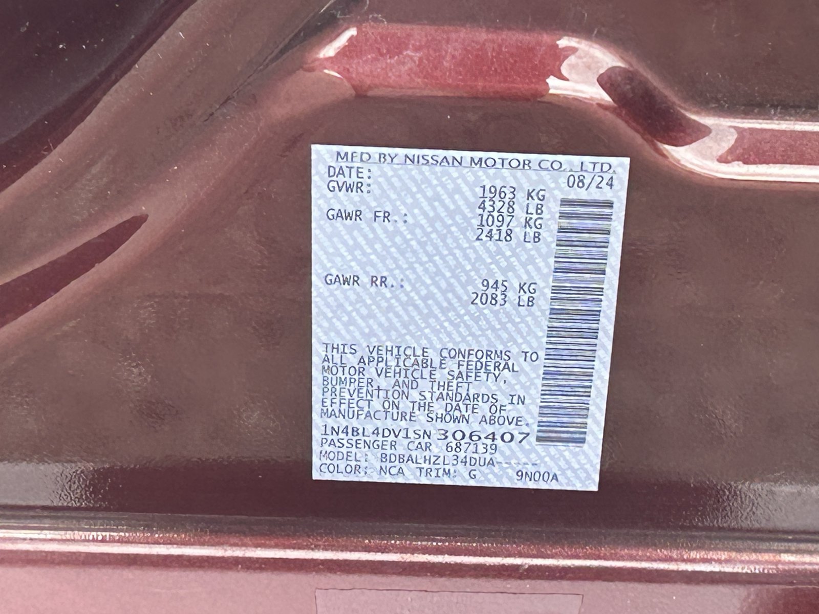 Used 2025 Nissan Altima 2.5 SV FWD image 22