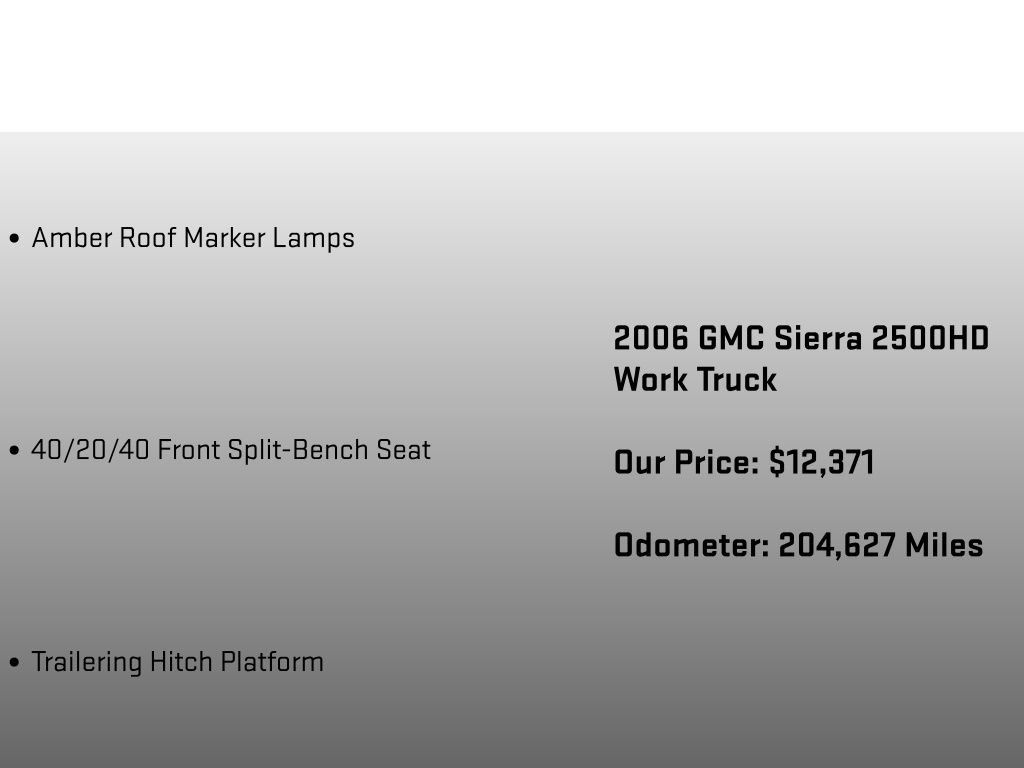 Used 2006 GMC Sierra 2500 W/T w/ Snow Plow Prep Package AWD/4WD image 18