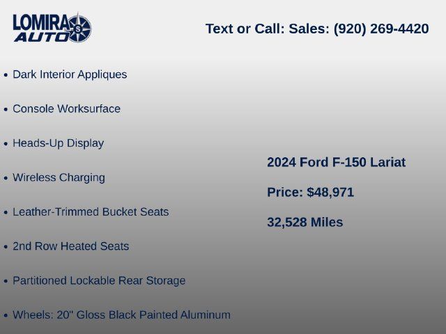 Used 2024 Ford F150 Lariat w/ Equipment Group 502A High AWD/4WD image 11