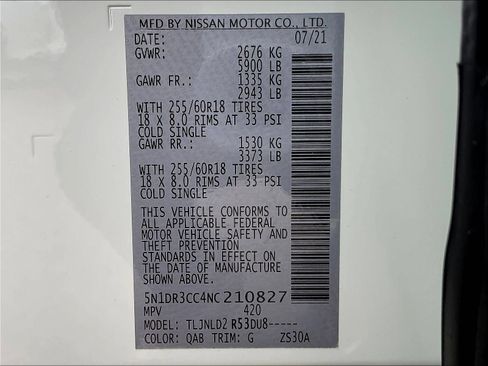 Certified 2022 Nissan Pathfinder SL AWD/4WD image 20
