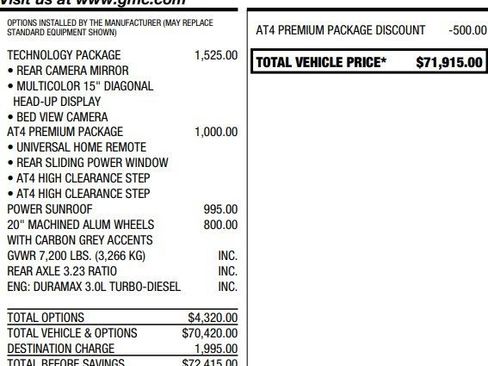 Certified 2024 GMC Sierra 1500 AT4 w/ Technology Package image 2