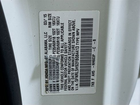 Used 2015 Honda Odyssey Touring Elite image 12