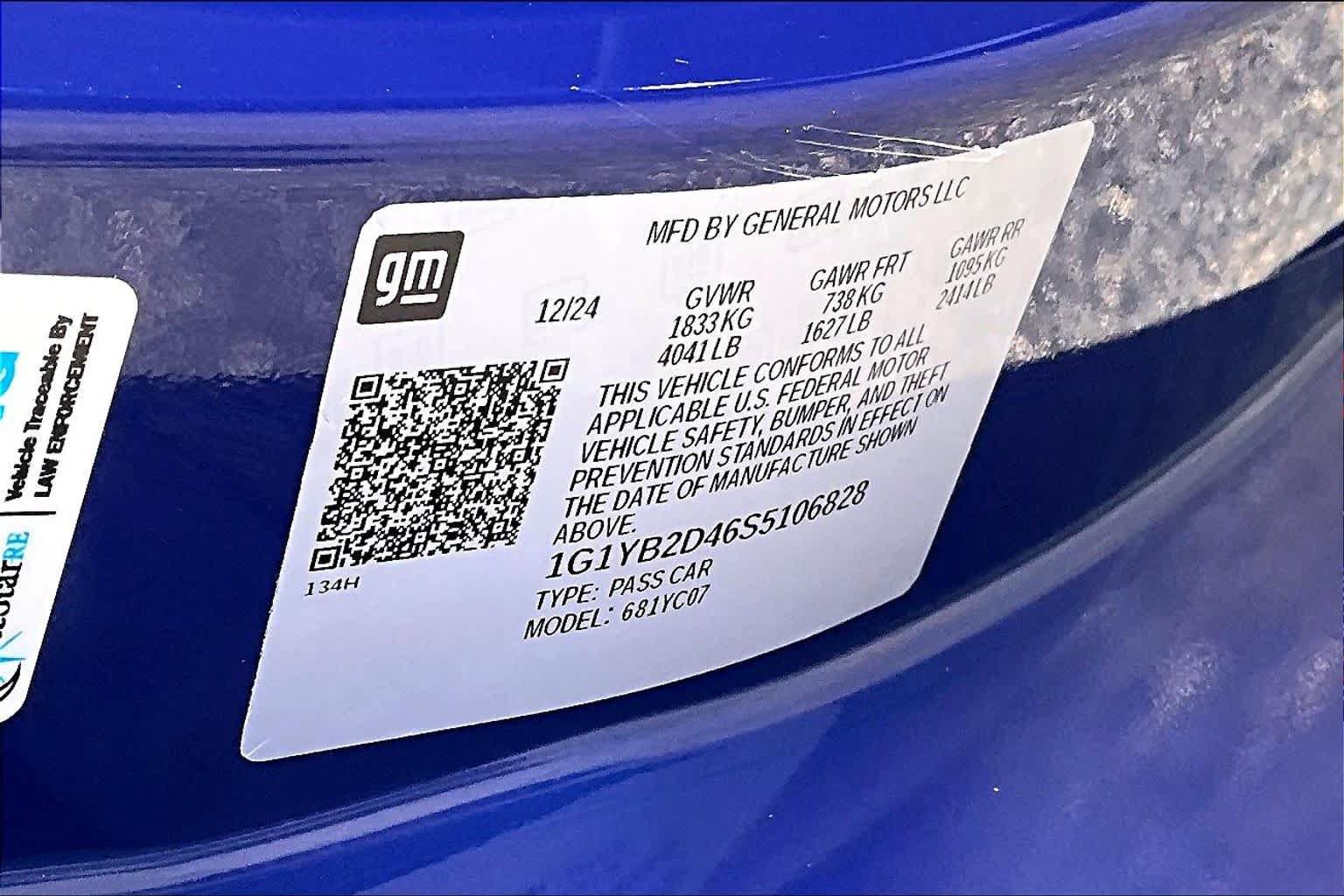 Used 2025 Chevrolet Corvette Stingray Preferred Cpe w/ Battery Protection Package RWD image 34