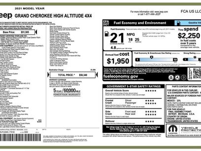 Certified 2021 Jeep Grand Cherokee High Altitude