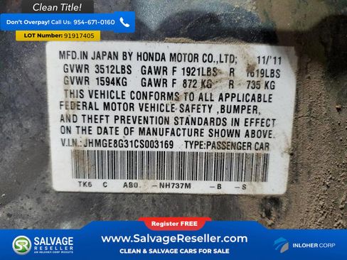 Used 2012 Honda Fit image 16