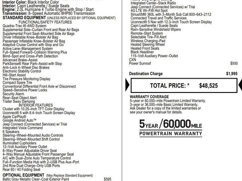 New 2026 Jeep Grand Cherokee Altitude AWD/4WD image 2