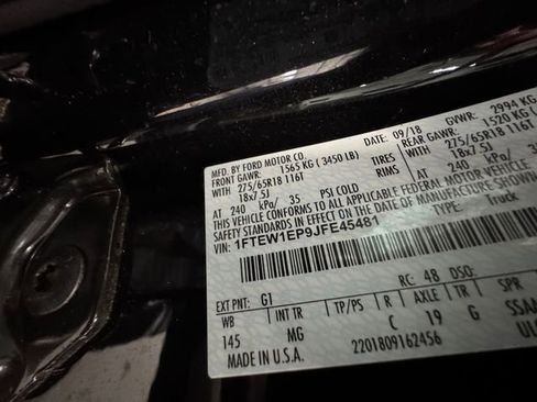 Used 2018 Ford F150 XLT w/ Equipment Group 302A Luxury image 27