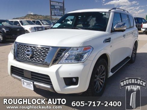 Used 2019 Nissan Armada Platinum w/ Captain's Chairs Package AWD/4WD image 1