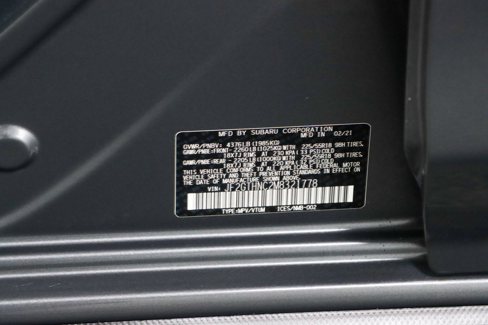 Used 2021 Subaru Crosstrek 2.5i Limited w/ Moonroof Package 2 AWD/4WD image 32