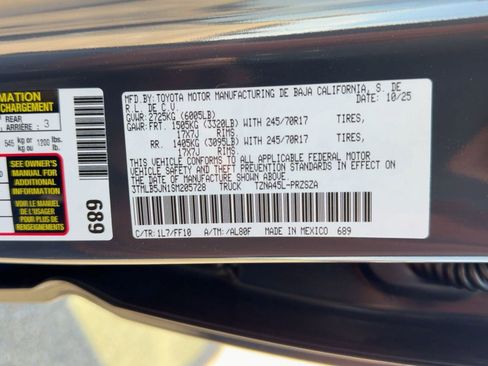 New 2025 Toyota Tacoma SR5 image 19