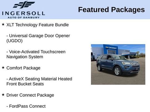 Used 2019 Ford Explorer XLT w/ Equipment Group 202A AWD/4WD image 15