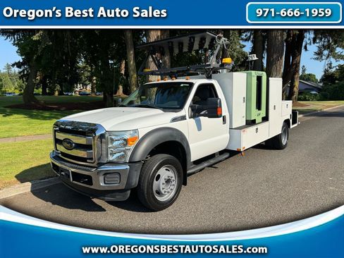 Used 2012 Ford F550 2WD Regular Cab Super Duty w/ Payload Upgrade Pkg image 1