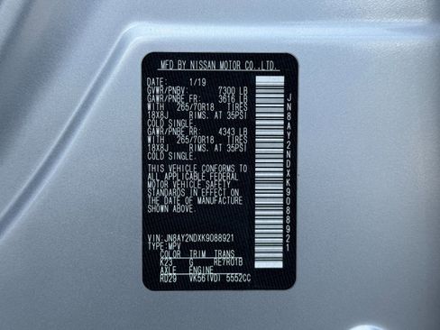 Used 2019 Nissan Armada SV w/ Driver Package image 44