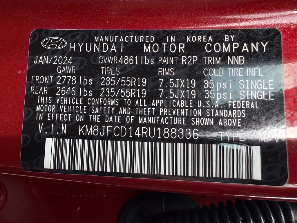 Used 2024 Hyundai Tucson N Line AWD/4WD image 34