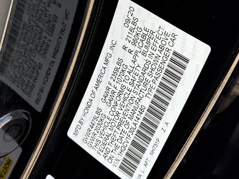 Certified 2020 Honda Accord Sport image 27