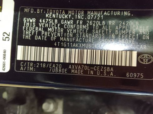 Used 2021 Toyota Camry SE image 33