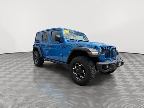 Used 2022 Jeep Wrangler Unlimited Rubicon 4xe w/ Steel Bumper Group AWD/4WD image 2