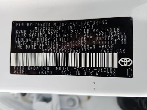 Certified 2024 Toyota Corolla LE image 23